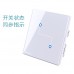 CG-TCXG-02S-GY 2 Gang 2 Way touch wireless RF remote control switch - Smart home control glass panel Switch