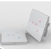 CG-TCKSXG-04 4 Gang Smart switch and remote control suit - Smart home control system 86 glass panel Switch