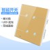 CG-TCYD-04S-G 4 Gang 1 Way touch wireless RF remote control switch - Smart home control glass panel Switch