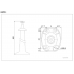 DS-1203ZJ Pendent Mounting Bracket Indoor