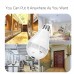 JW-DP360 360° Panoramic Fisheye 3 MP WiFi IP Bulb Camera