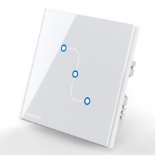 CG-TCXG-03S-G 3 Gang 1 Way touch wireless RF remote control switch - Smart home control glass panel Switch